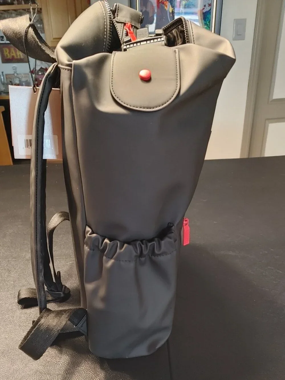 Hunter Sleek Black Water Resistant Top Clip Laptop Bag or Backpack - NWT